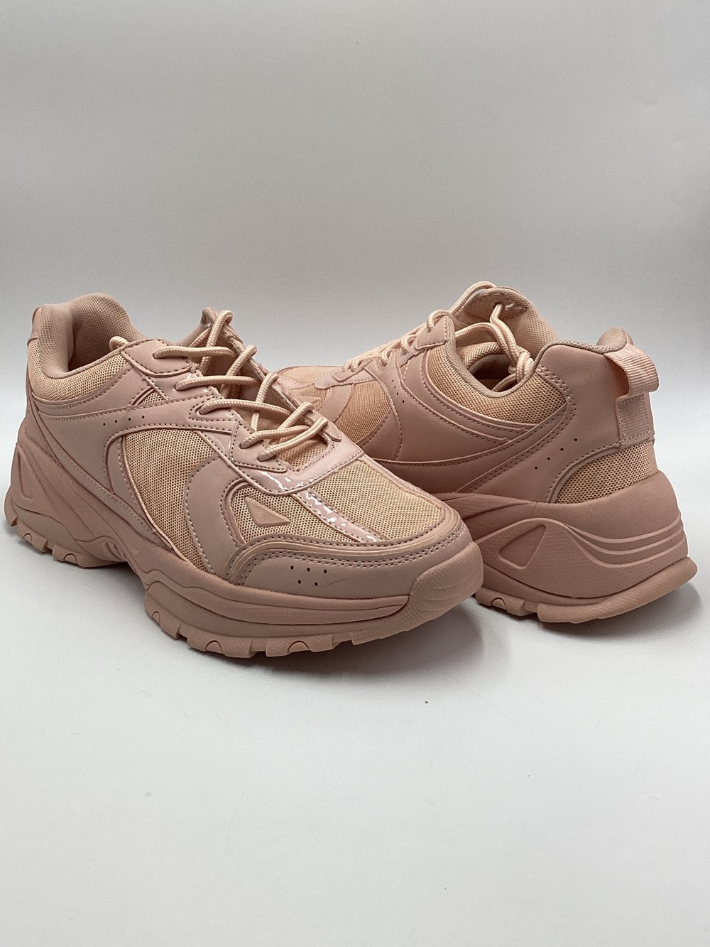 ASOS Chunky Trainer Sneakers in Blush Pink
